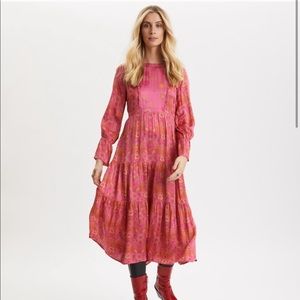 Odd Molly Long Sleeve Midi Dress